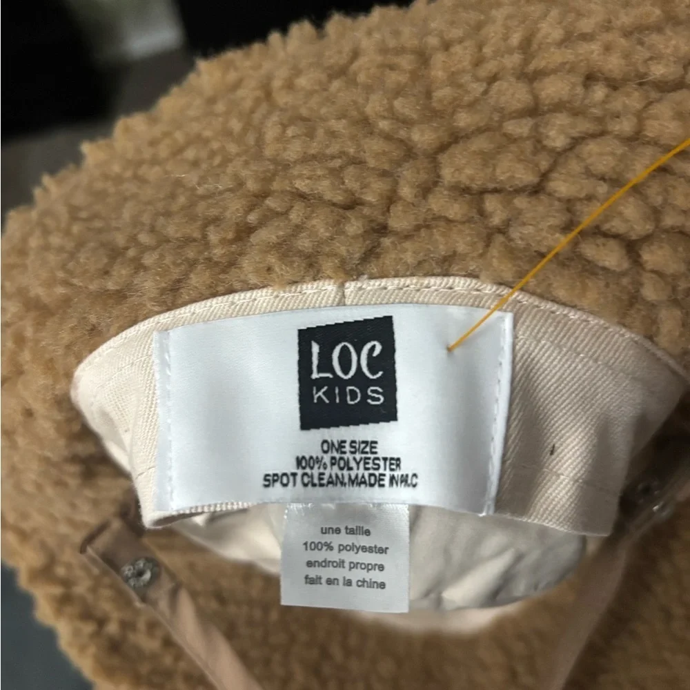 Lack Of Color Fuzzy Brown Kids Hat One Size